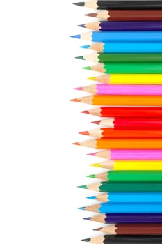 Abstract background from color pencils