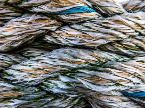 Abstract Background Texture Of Weathered Nautical Rope