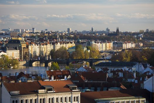 view of the old National theater in Prague

