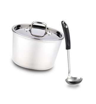 ladle with a pan