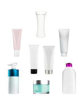 composition of bottles and tubes