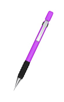 Close up of pink pen isolated