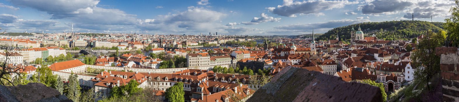 Panorama of Prague from Prague Castle