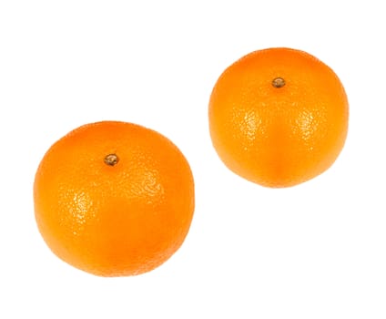 oranges isolated on a white background