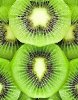 Fresh kiwi as a background