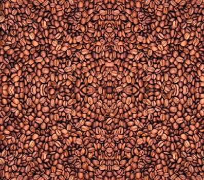 Coffee beans texture or background