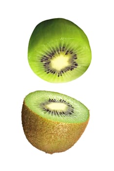 kiwi fruit isolated on white background