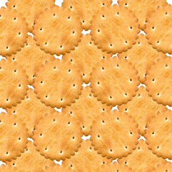background from fresh crackers