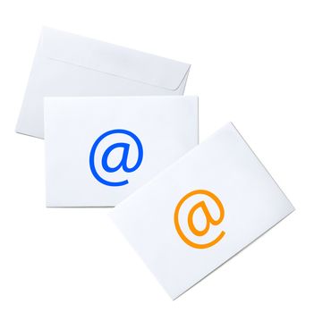 envelope with e-mail sign