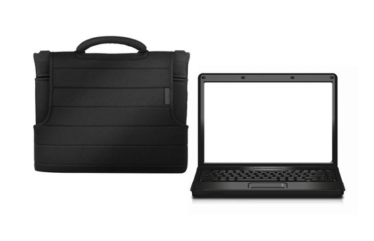 business bag with laptop