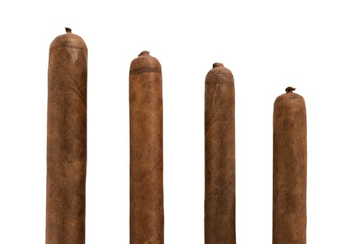 isolated cigars all sizes