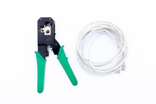 Tool for work modular plug crimper RJ45 RJ11 RJ12 .