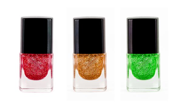 Red, yellow, green nail polisher