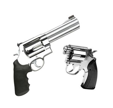 Revolvers isolated