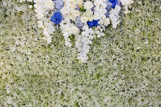 Luxury Indoors Wedding Backdrop Decorate by flowers