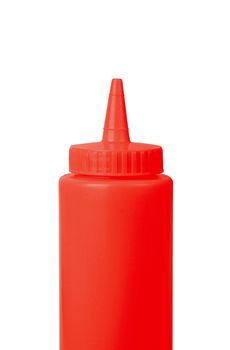 ketchup bottle on a white background