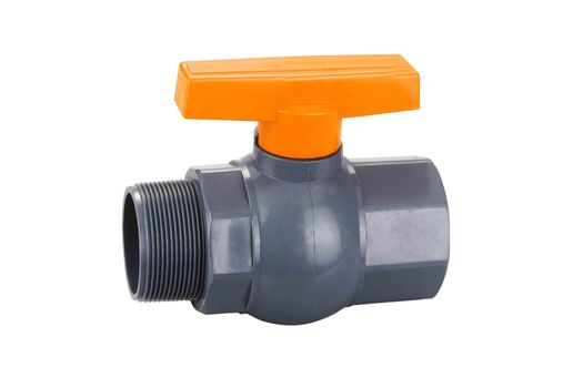 orange plastic faucet