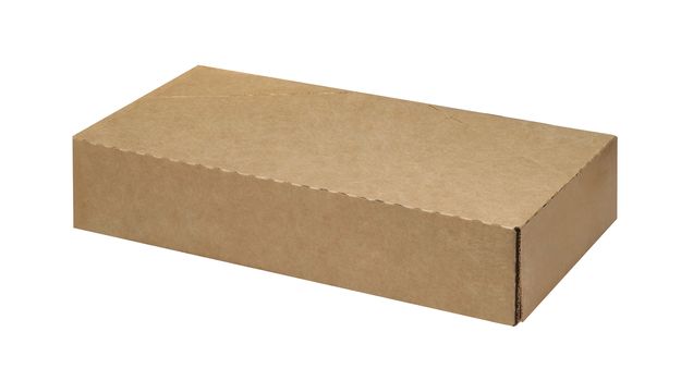 Cardboard Box isolated on a White background