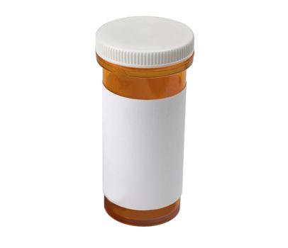 A medical pill bottle