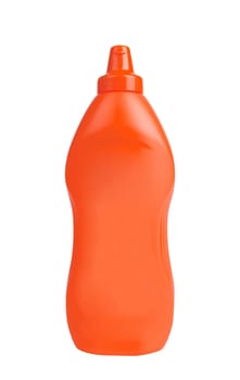 Plastic ketchup bottle