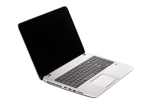 Laptop on white backround