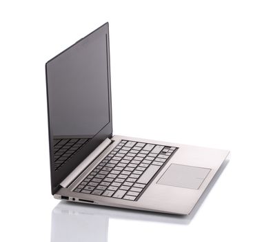 Laptop isolated on white background