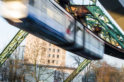 Overlooking the famous Wuppertal suspension railway.