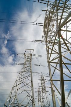 towers for power transmission lines high voltage