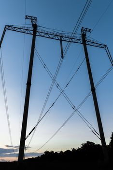 towers for power transmission lines high voltage