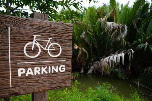 The Bicycle parking signs
