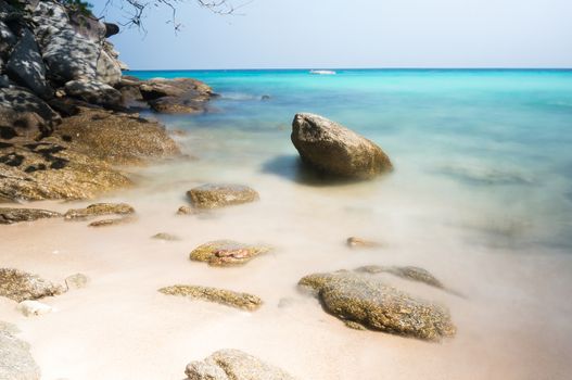 Racha Island was one of the famous island in Phuket, I was take it the smooth wave effect by using the ND Filter, so the wave will look misty, like fairyland.