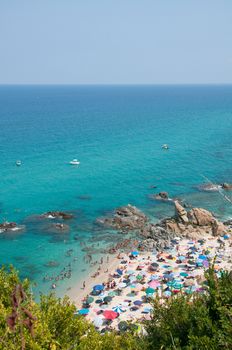 Zambrone, a small town near the sea in Calabria