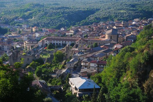 Soriano Calabro, a small town at the foot of the Sila in Calabria