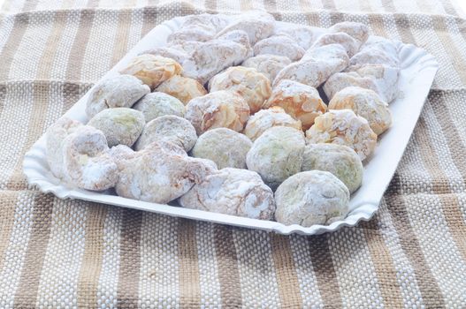 Sicilian sweets made with almond paste