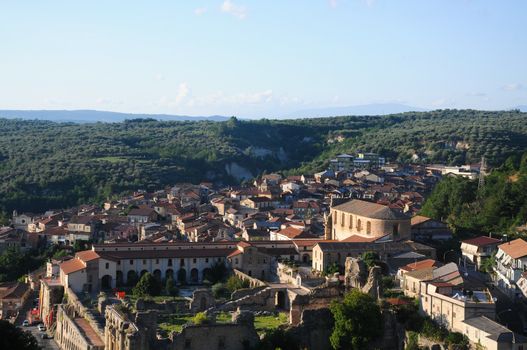 Soriano Calabro, a small town at the foot of the Sila in Calabria