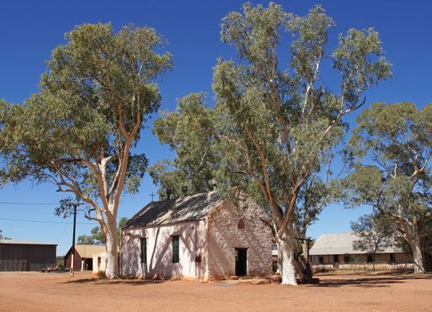 Old church of Hermannsburg, Northern Territory, Australia
