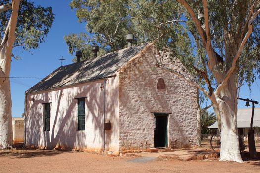 Old church of Hermannsburg, Northern Territory, Australia