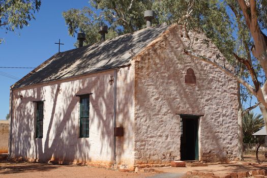 Old church of Hermannsburg, Northern Territory, Australia