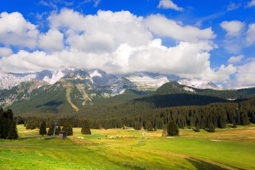 Campo Carlo Magno Pass and Brenta Dolomites, near Madonna di Campiglio, Trentino Alto Adige, Italy