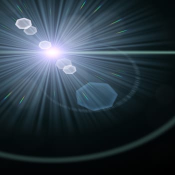 An image of a decorative lens flare background