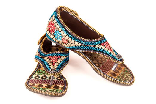 Gorgeous stylish women footwear of ethnic design from India