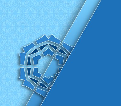 background or card hidden winter blue snowflake