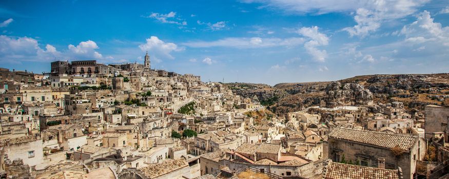 The Sassi of Matera are the historic city of Matera