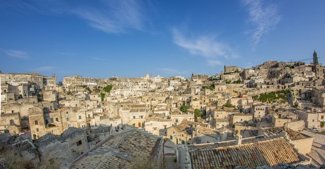 The Sassi of Matera are the historic city of Matera