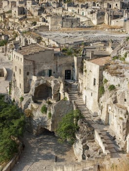 The Sassi of Matera are the historic city of Matera