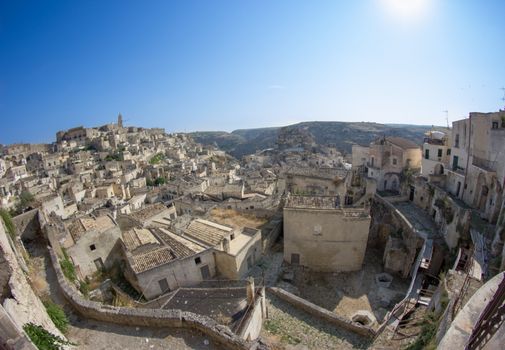 The Sassi of Matera are the historic city of Matera