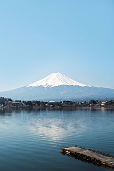 Mount fuji at Lake kawaguchiko