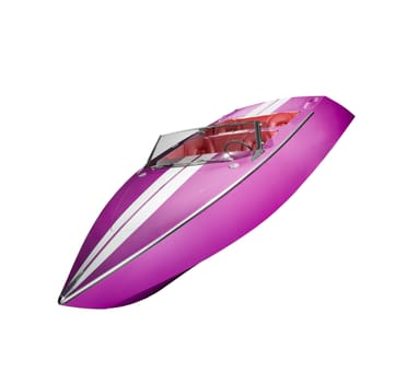 pink fast boat