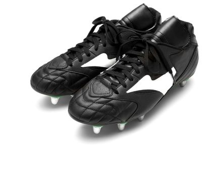 Football boots isolated on white