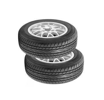 Wheel isolated on white background